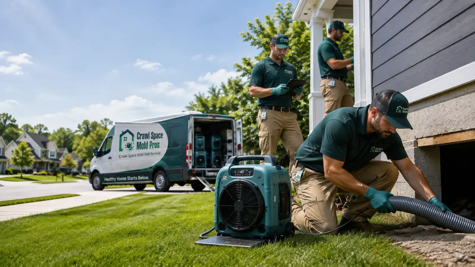Crawl Space Mold Removal in Davenport, FL